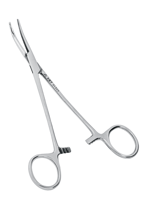 Зажим кровоостанавливающий типа "Москит" вертикально-изогнутый