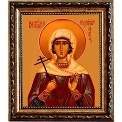 Виктория Кулузская святая мученица. Икона на холсте.