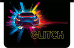 Папка д/тетрадей А4 пластиковая, молния сверху "Glitch 2025" (Пчелка)