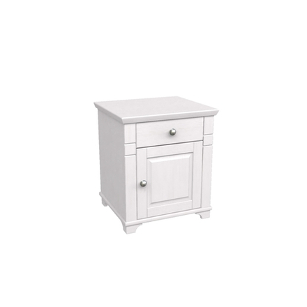 Тумба прикроватная «Бейли» белый воск