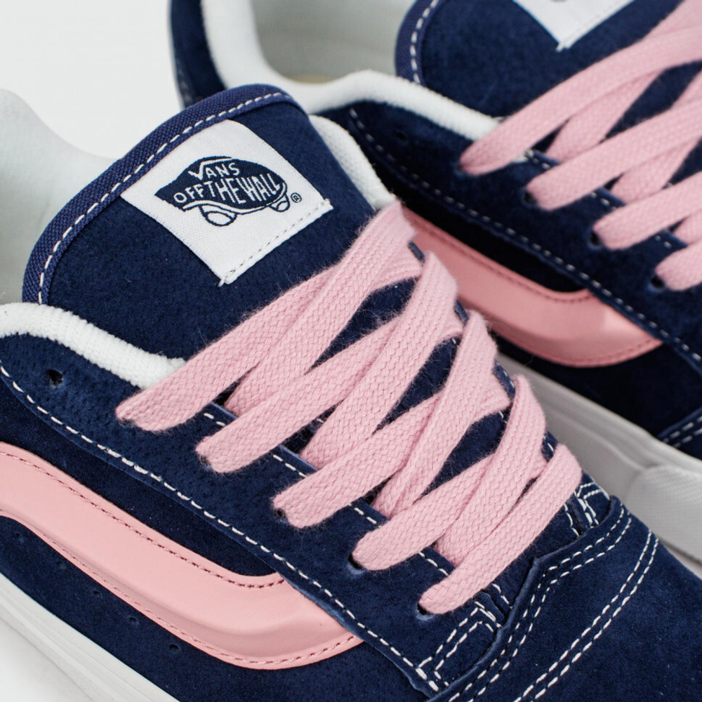 кеды Vans Knu Skool Blue / White Pink Wmns