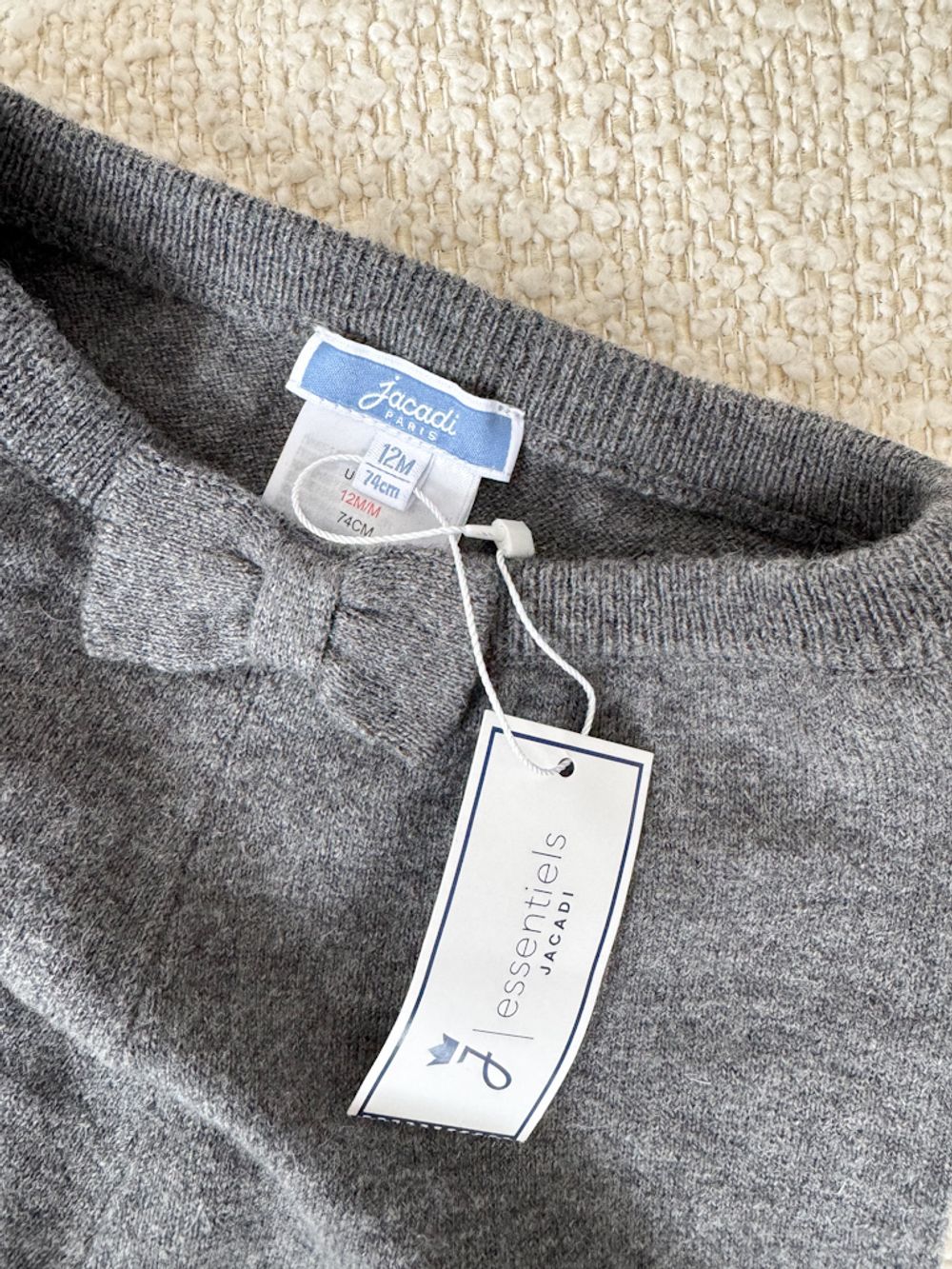 Новые брюки из хлопка и шерсти Jacadi, 74