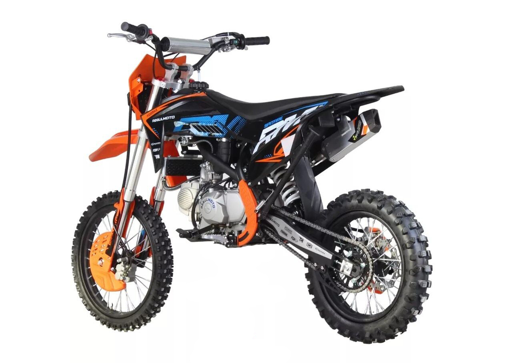 Питбайк Regulmoto SPITFIRE 17/14 PRO 140сс черный/оранжевый