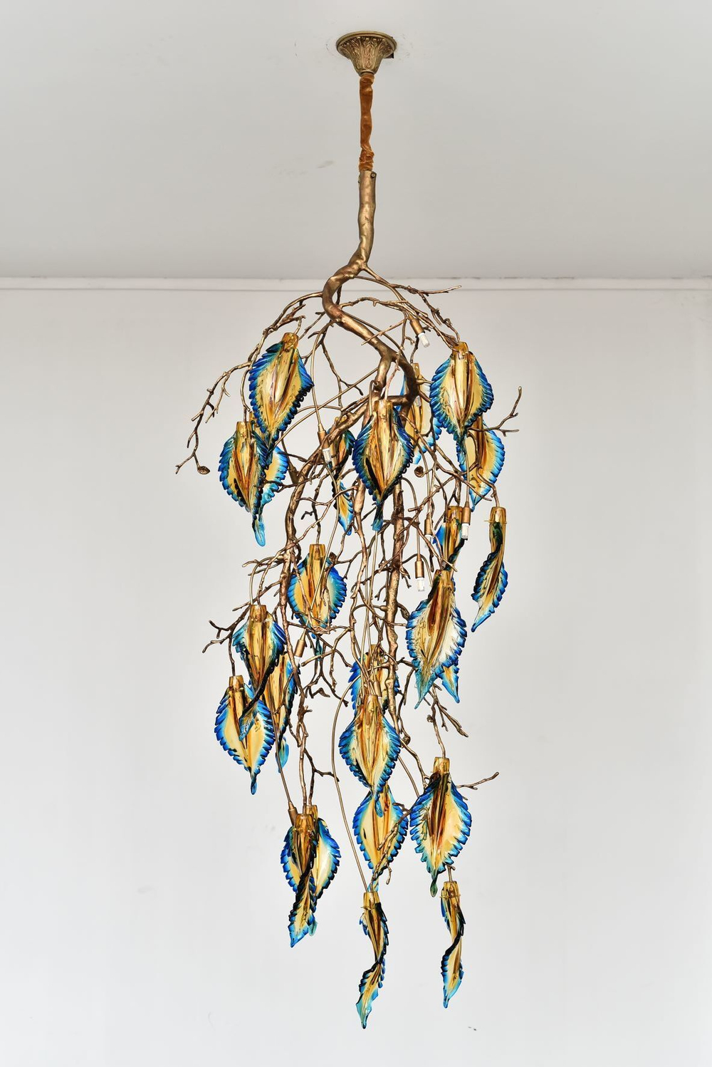 люстра Peacock Tail Copper