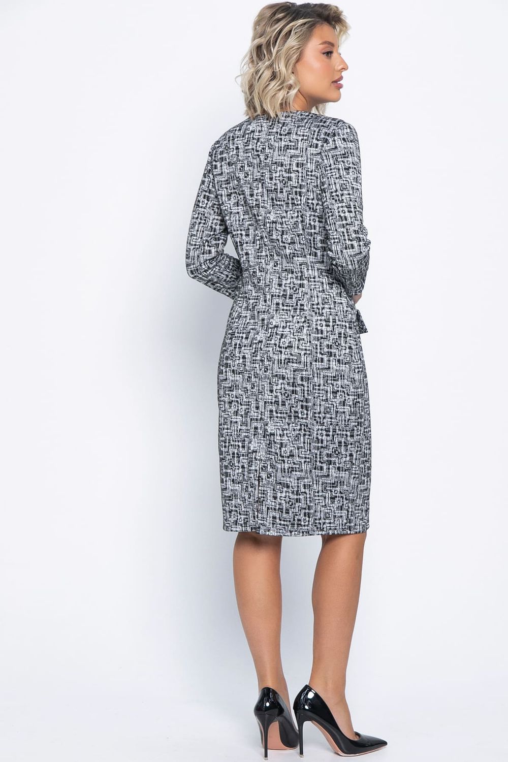 Платье Леди Мэри (черно-белое) П15047-19М LT Collection