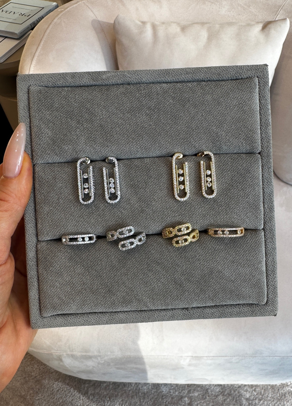 Серьги Grace maxi silver