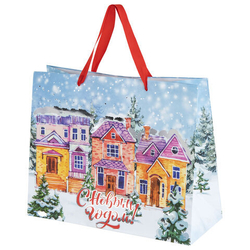 Сумка лам. 26*32*13см Winter Wonderland ассорти 1шт