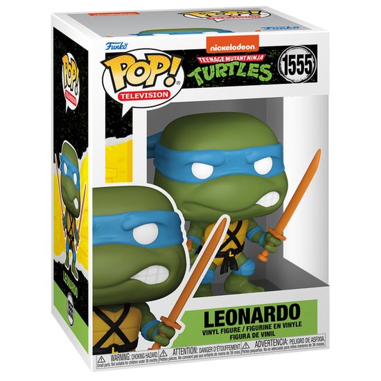 Фигурка Funko POP! TV TMNT S4 Leonardo (1555) 78054 / Фигурка Фанко ПОП! по мотивам франшизы "Черепашки-ниндзя", Леонардо