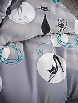 Простынь на резинке Полисатин Simple House "Roxy" 140x200 см