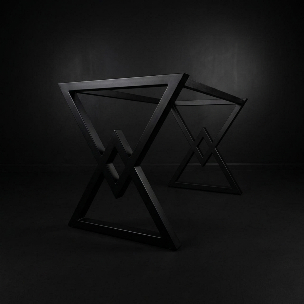 Подстолье из металла в стиле лофт №28