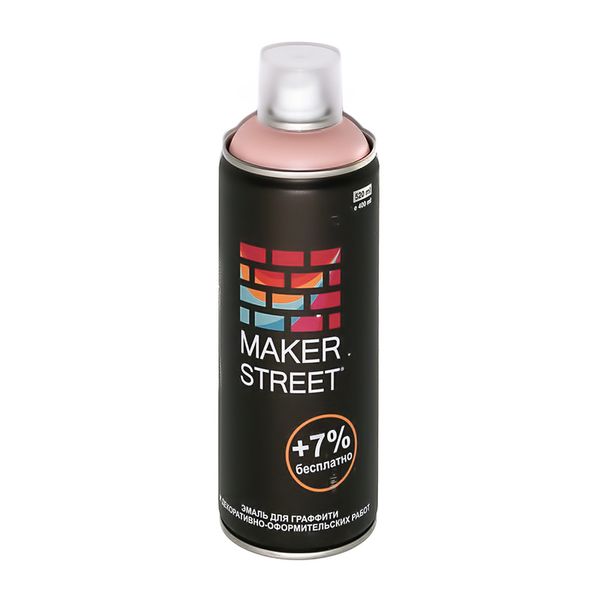 Эмаль для граффити 400 мл, 300 Розово-телесный, Makerstreet MS400