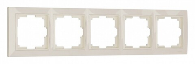 Рамка на 5 постов Werkel Snabb Basic (слоновая кость) W0052003