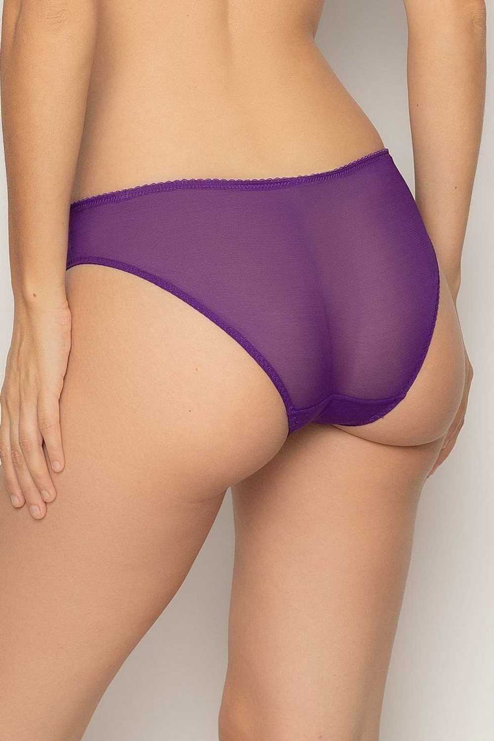 Трусы-слипы Norah с высоким вырезом по линии бедра (Размер: 50) (Цвет: светло-серый)