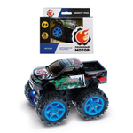 Монстр трак, мет., ин.мех-зм 4х4, вращение на задних колесах, черн.