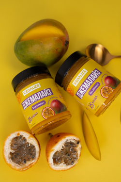 Джем, Джемалайз VEGALIZE, Манго-маракуйя, без сахара, низкокалорийный, фитнес-продукт, для похудения, постный