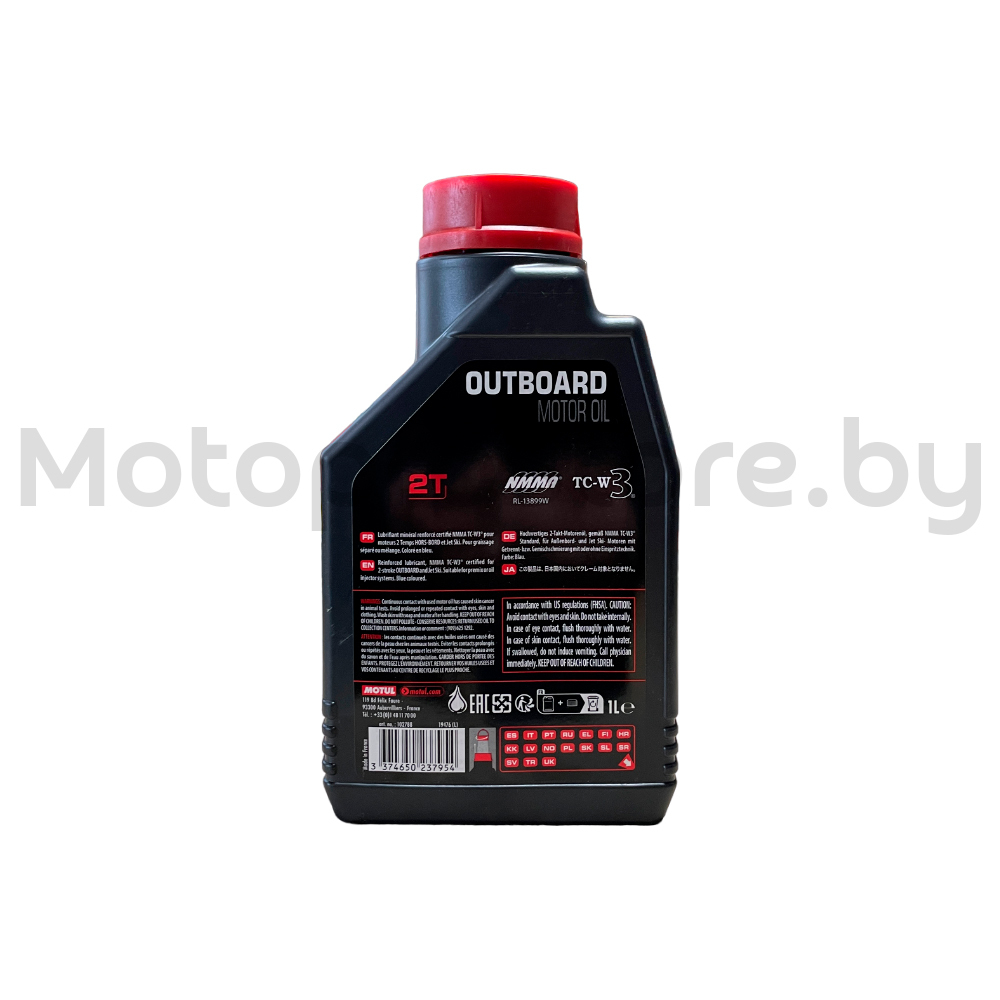 Моторное масло MOTUL OUTBOARD  2T 1L