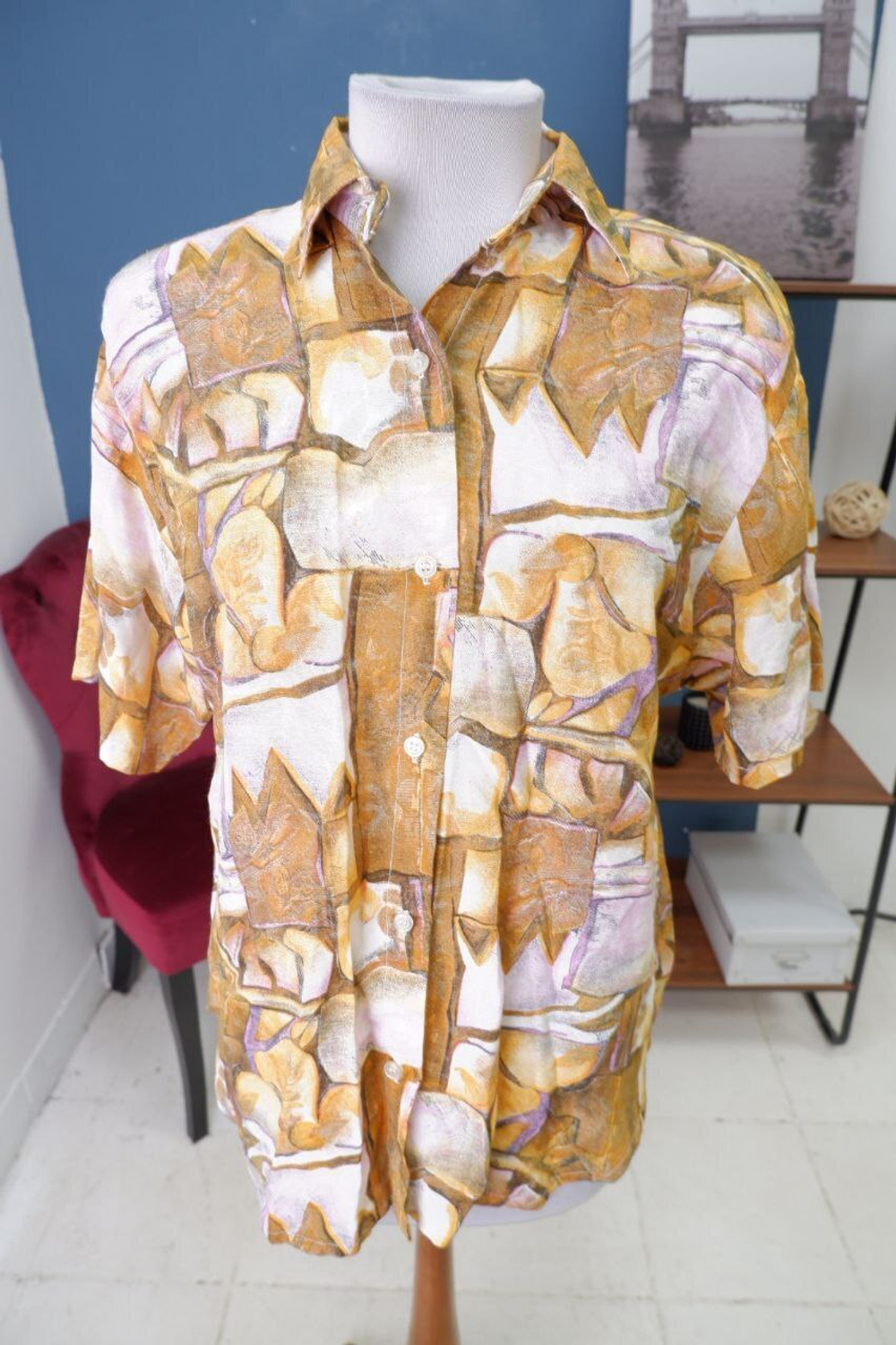 Рубашка с коротким рукавом 52 размер