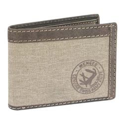 Портмоне Wenger Canvas Hunter воловья кожа/ткань 9×3×12 см (W19-05BROWN)