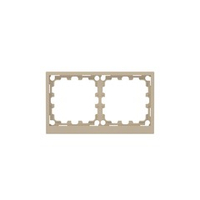 Рамка на 2 поста, KANT, ванильный марципан