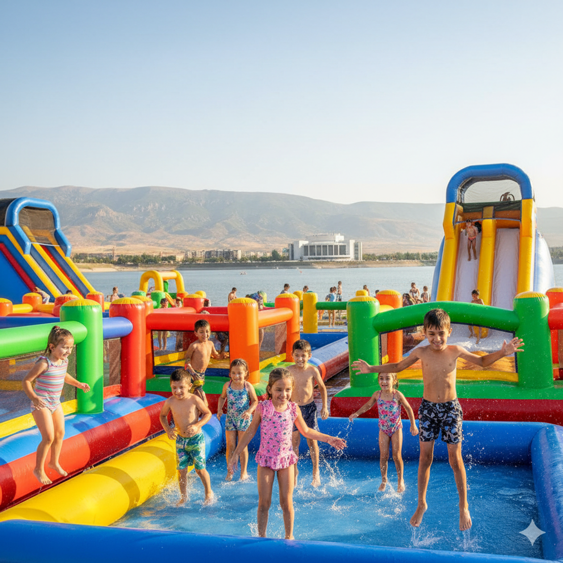 Надувной батут купить в Раздан недорого 🎉