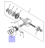 Кольца поршневые комплект Yamaha YP150D MAJESTY