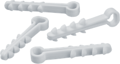 Дюбель-хомут Navigator 5*10 белый (упаковка 100шт) 37079