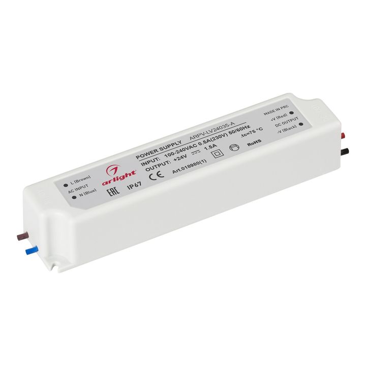 Блок питания Arlight ARPV-LV24035-A 24V 35W IP67 1,5A 018980(1)
