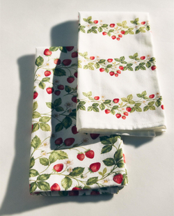 Zara Home кухонное полотенце из хлопка, цветочный мотив, 60 40 см (комплект 2 шт.) · 9276/026