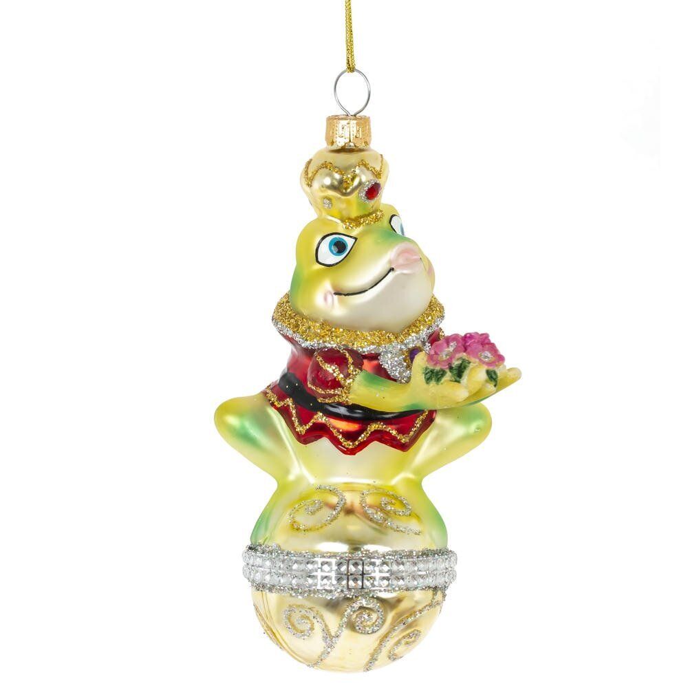 GAEM Украшение новогоднее "Лягушка", L7 W6 H14 см