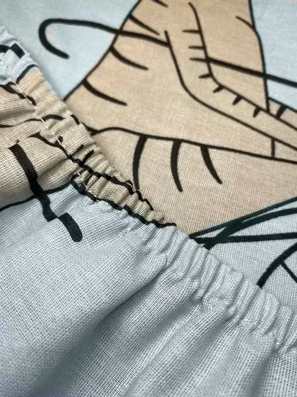 Простынь на резинке бязь Сказка "Цирк" 120x200 см