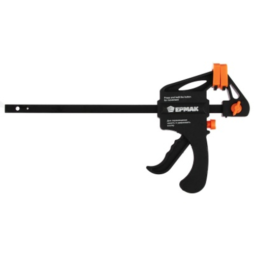 Струбцина универсальная F-образная 150*265*45мм пластмассовый корпус ЕРМАК (96шт/уп)