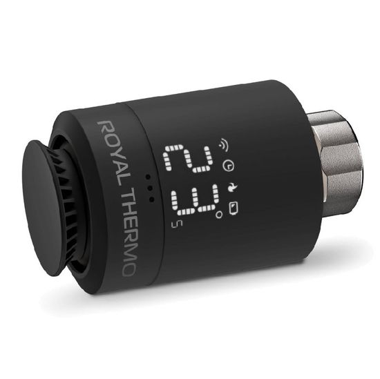 Термостат радиаторный электронный Royal Thermo Smart Heat чёрный