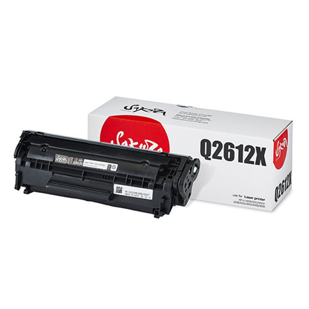 Картридж Sakura, аналог HP Q2612X (12X) для LJ 1010/1012/1015/1018, (3K)