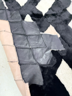 Меховой Коврик прикроватный накидка на кресло из овчины