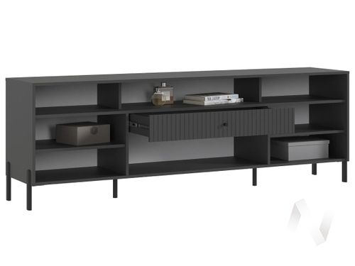 Тумба ТВ (металл) Оливия (графит/графит софт)