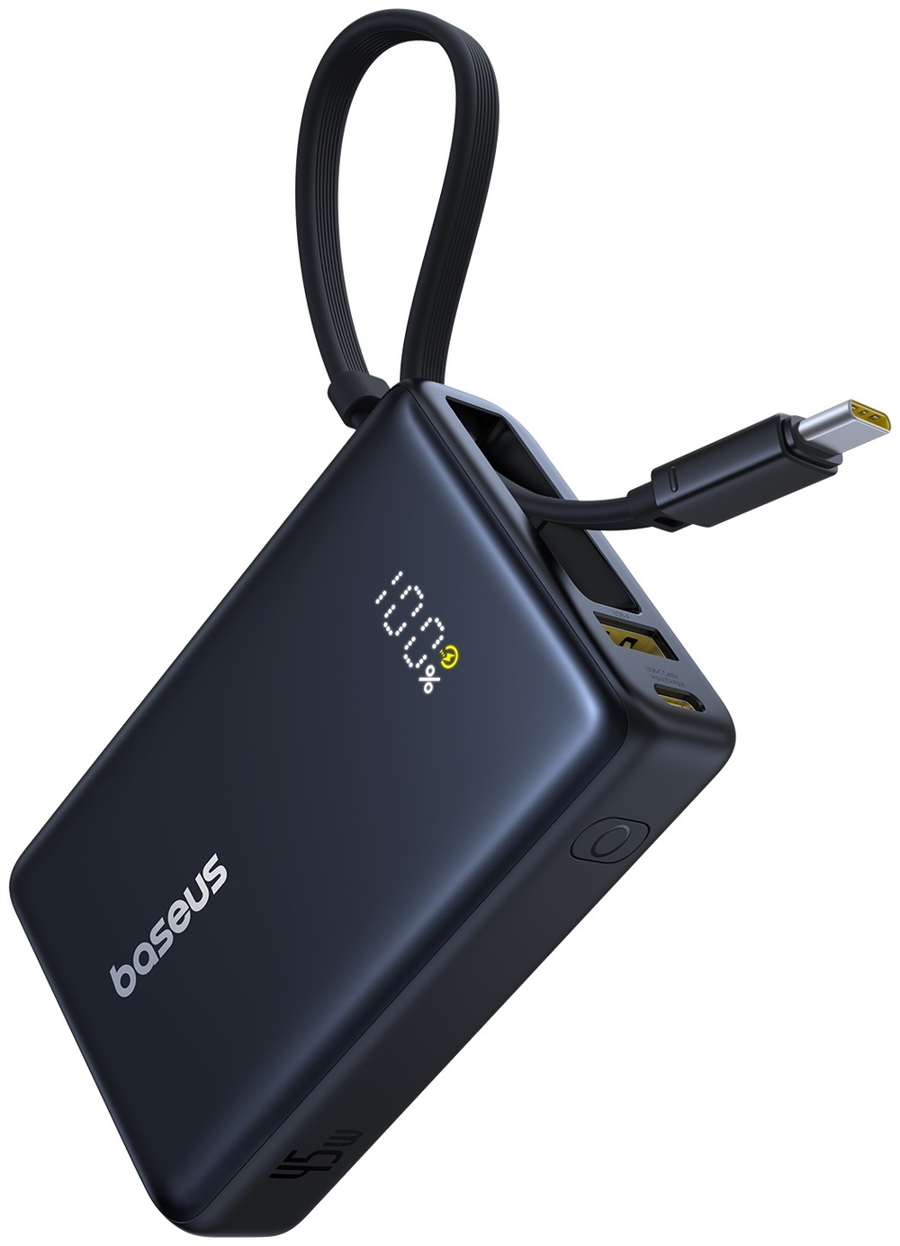 Внешний аккумулятор Baseus PicoGo 2C+U 45W 10000 мАч черный