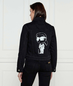 Джинсовая куртка IKON PRINT Karl Lagerfeld - черный(A1W14047)