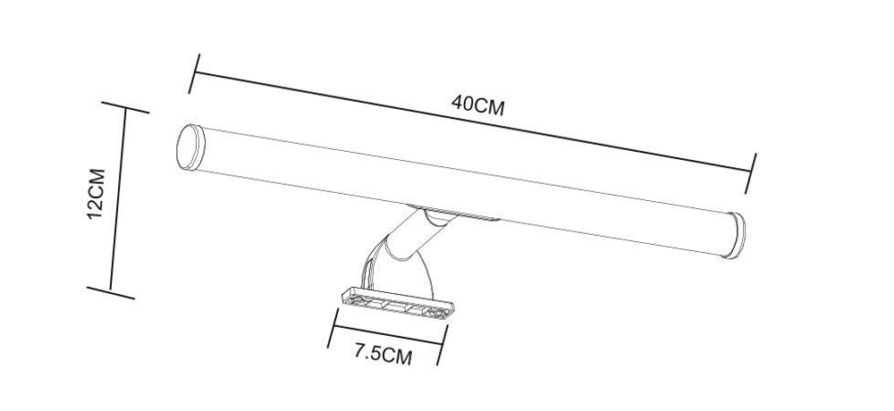 Бра Arte Lamp Orizzone A2835AP-1WH