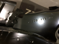 Лонжерон задний правый BMW X3 (G01) Новый Оригинал 41007493932