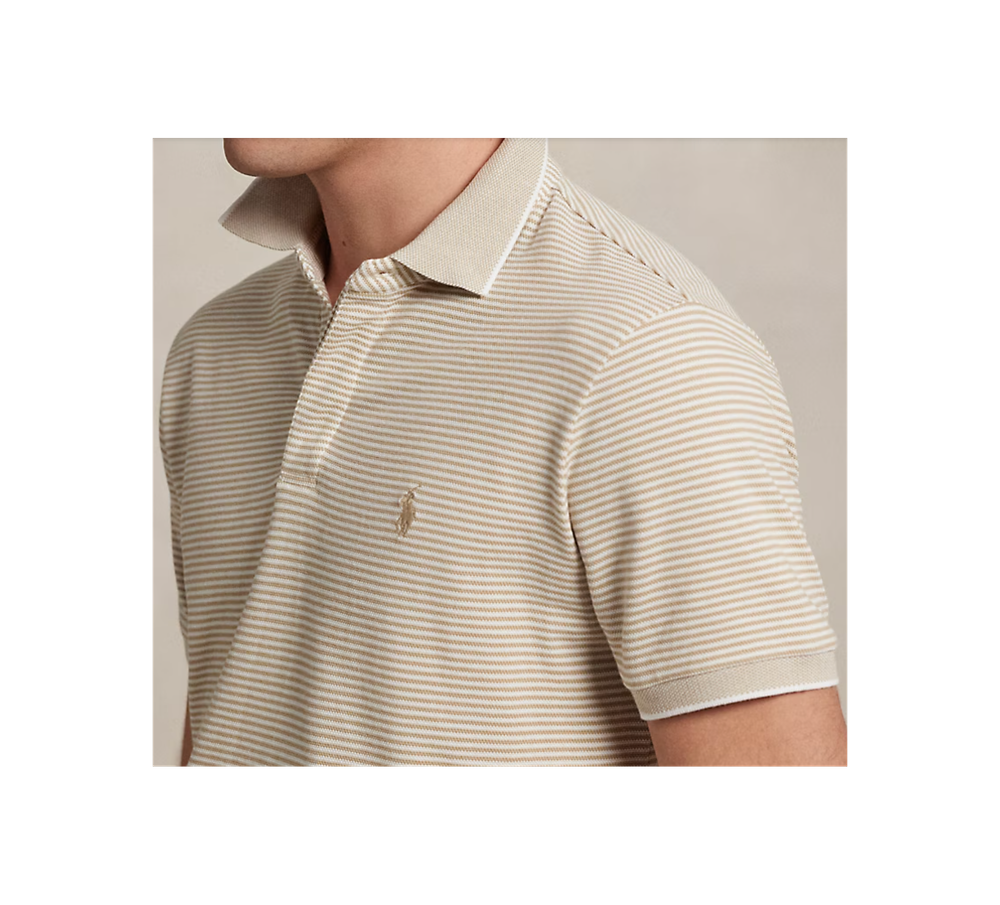 Классический крой стрейч-поло Oxford Mesh Сохраните свой список желаний Polo Ralph Lauren