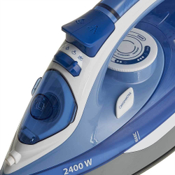 Утюг электрический 2400 Вт DELTA LUX DL-712 белый с синим