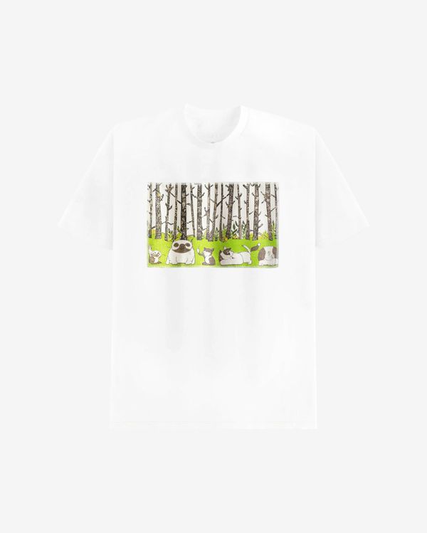 Футболка «Шедеврум» Нейроберёзы белая - фото 1