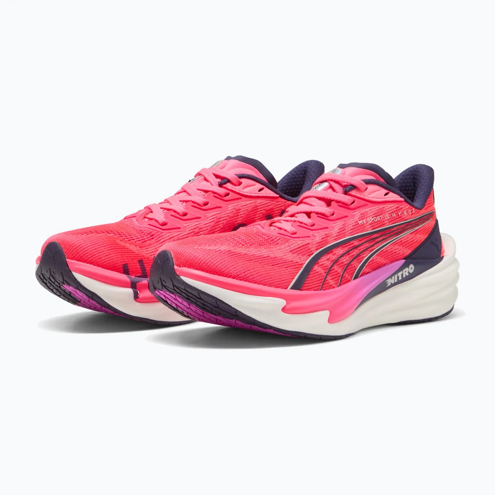 Женские Кроссовки для бега PUMA X Hyrox Deviate Nitro 4 pink