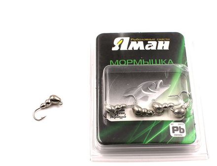 Мормышка "ЯМАН" муравей с ушком,цв.NL, d 4, вес 0,5 г