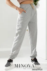 Брюки 628-серый Minova