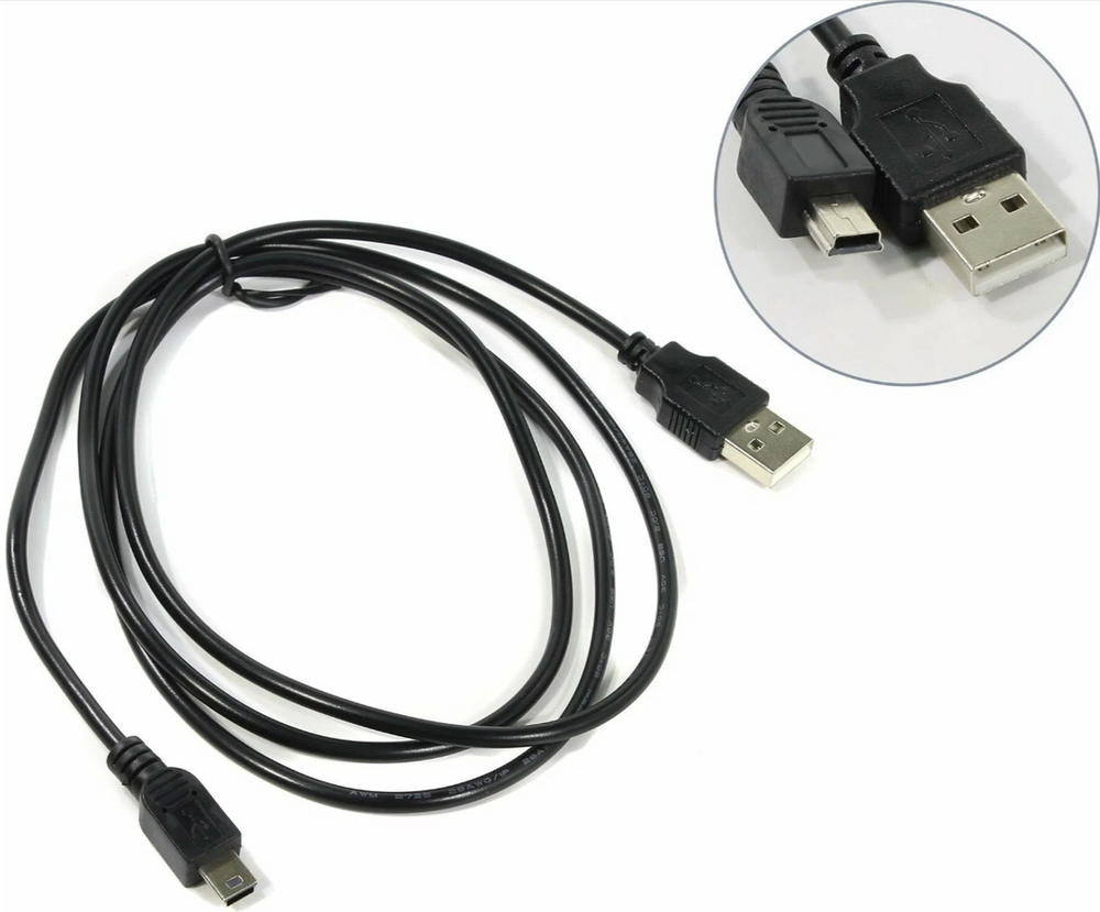 Кабель питания USB-A x MiniUSB -1.0м. ExeGate EX-CC-USB