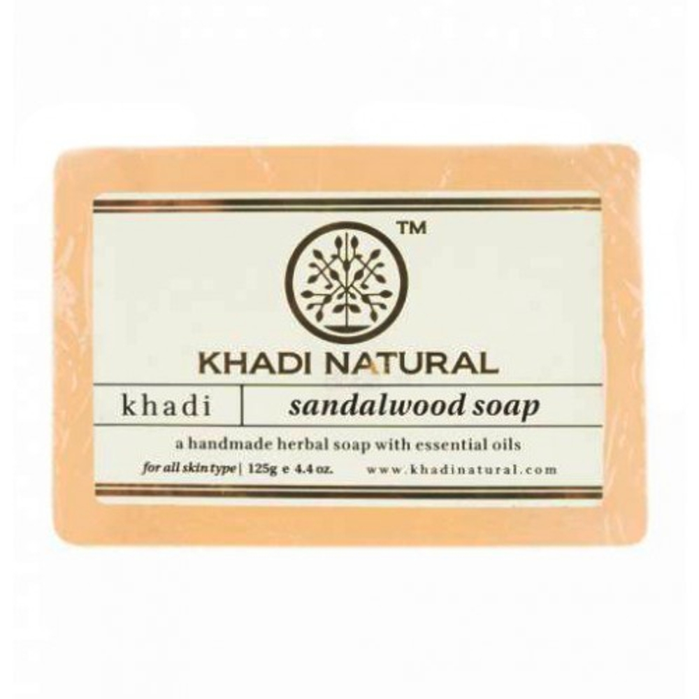 Мыло Khadi Natural Сандаловое дерево Sandalwood Soap 125 г