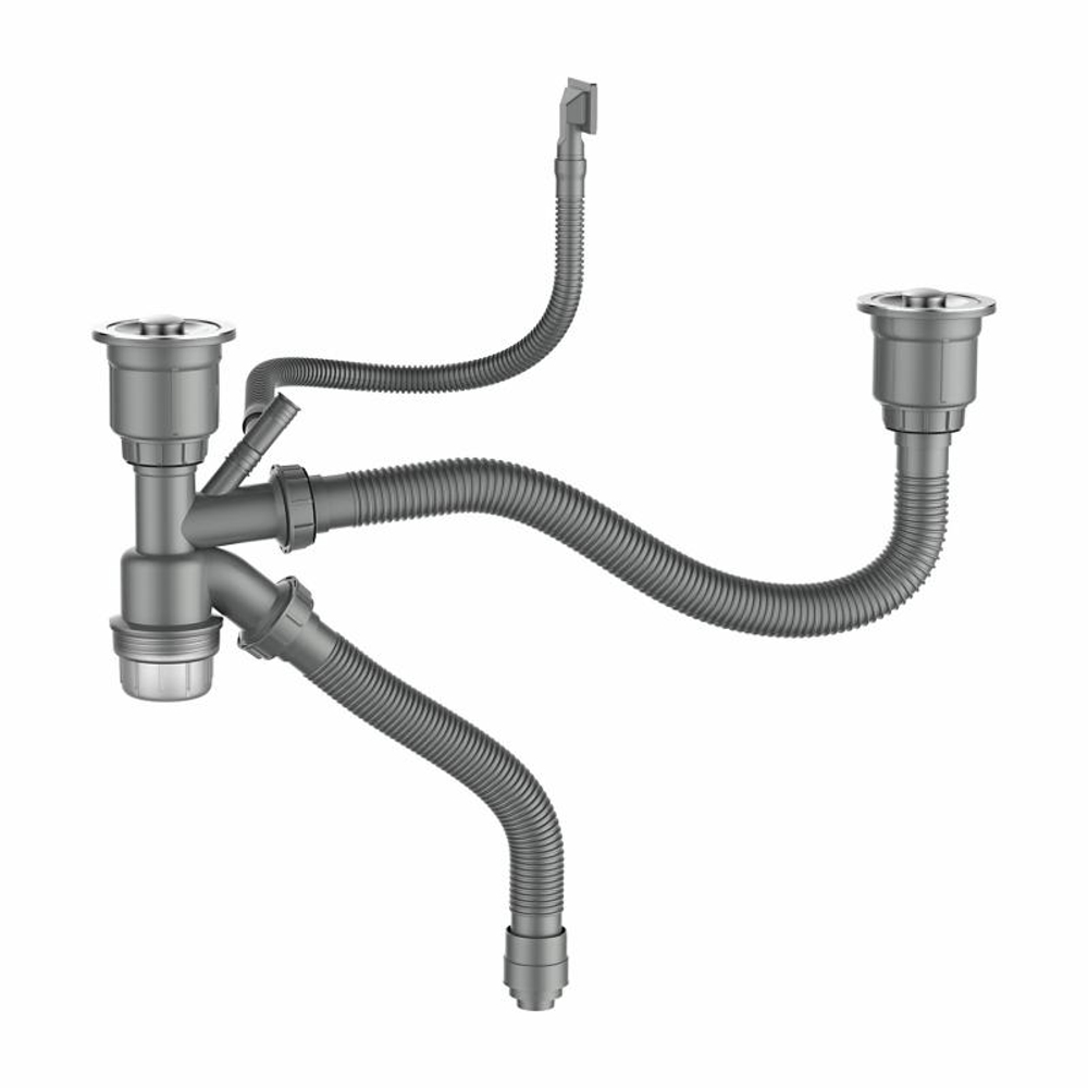 Сифон для мойки с переливом GERHANS K30601-2