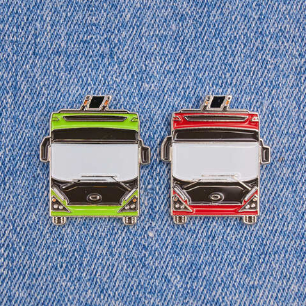 Значок троллейбус Адмирал ПКТС-6281 / электробус Генерал