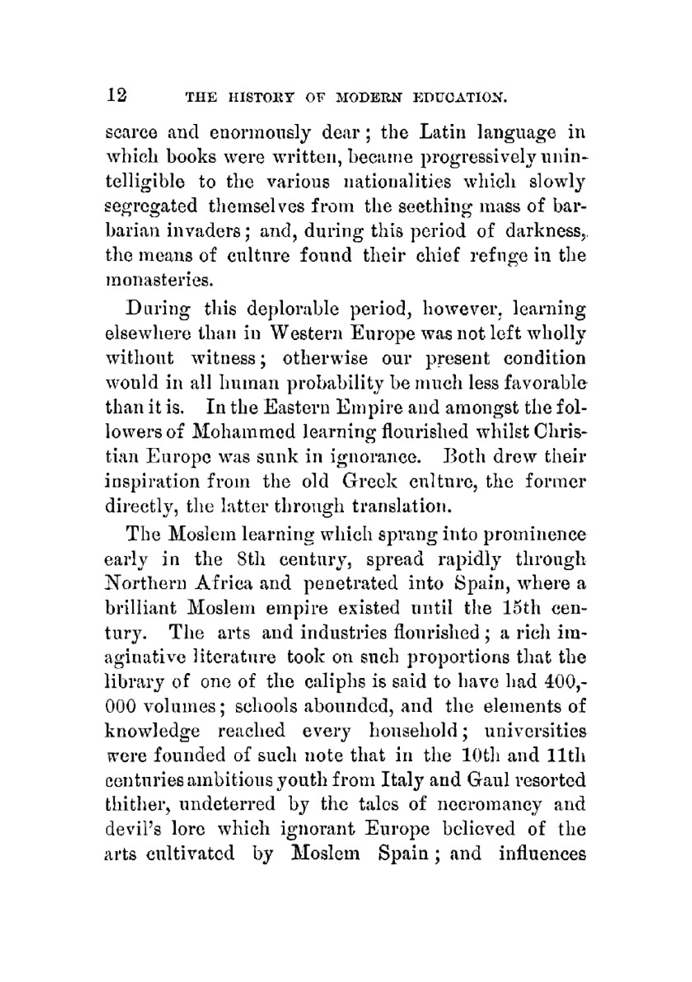 The history of modern education | Samuel Williams